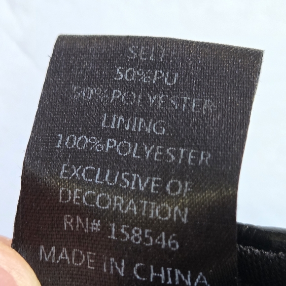 Windsor Black Faux Leather Halter Corset Top - Picture 7 of 7